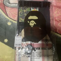 BAPE Check By Bathing Ape Tee 'Black/Beige'