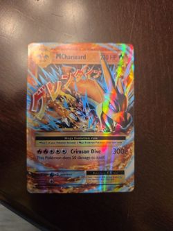 M Charizard EX Holo Pokémon Card