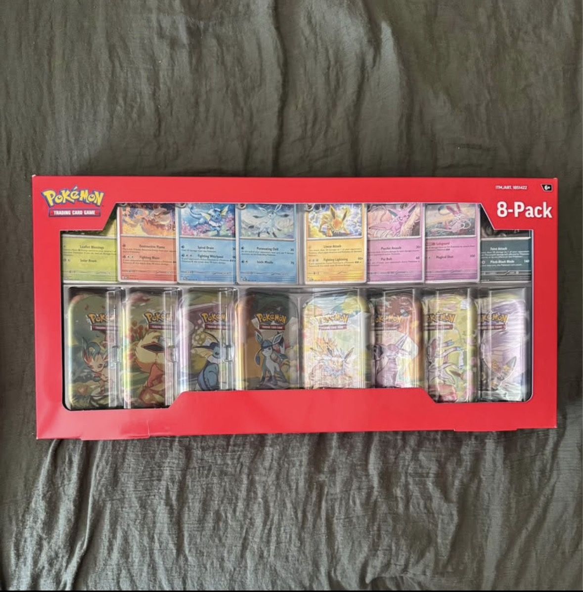 Pokemon Prismatic Evolutions Mini Tins 8 Pack