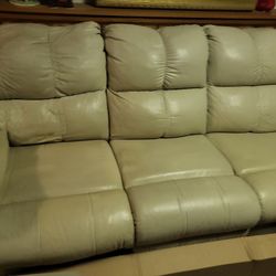 White Leather Couch