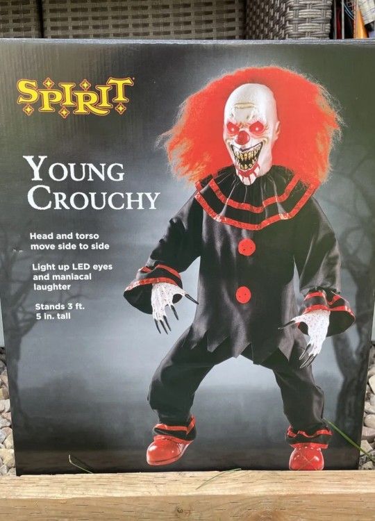 Spirit Halloween Animated Animatronic Prop (Young Crouchy) UNOPENED