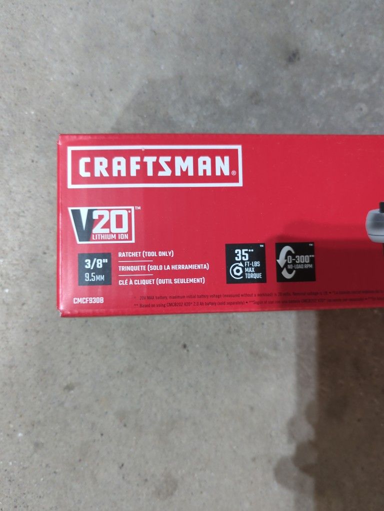 Brand NEW Craftsman Cordless Ratchet