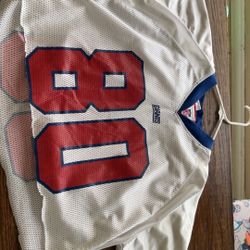 New York Giants #88 Jeremy Shockey Women’s Cut White NFL Jersey – Size XL