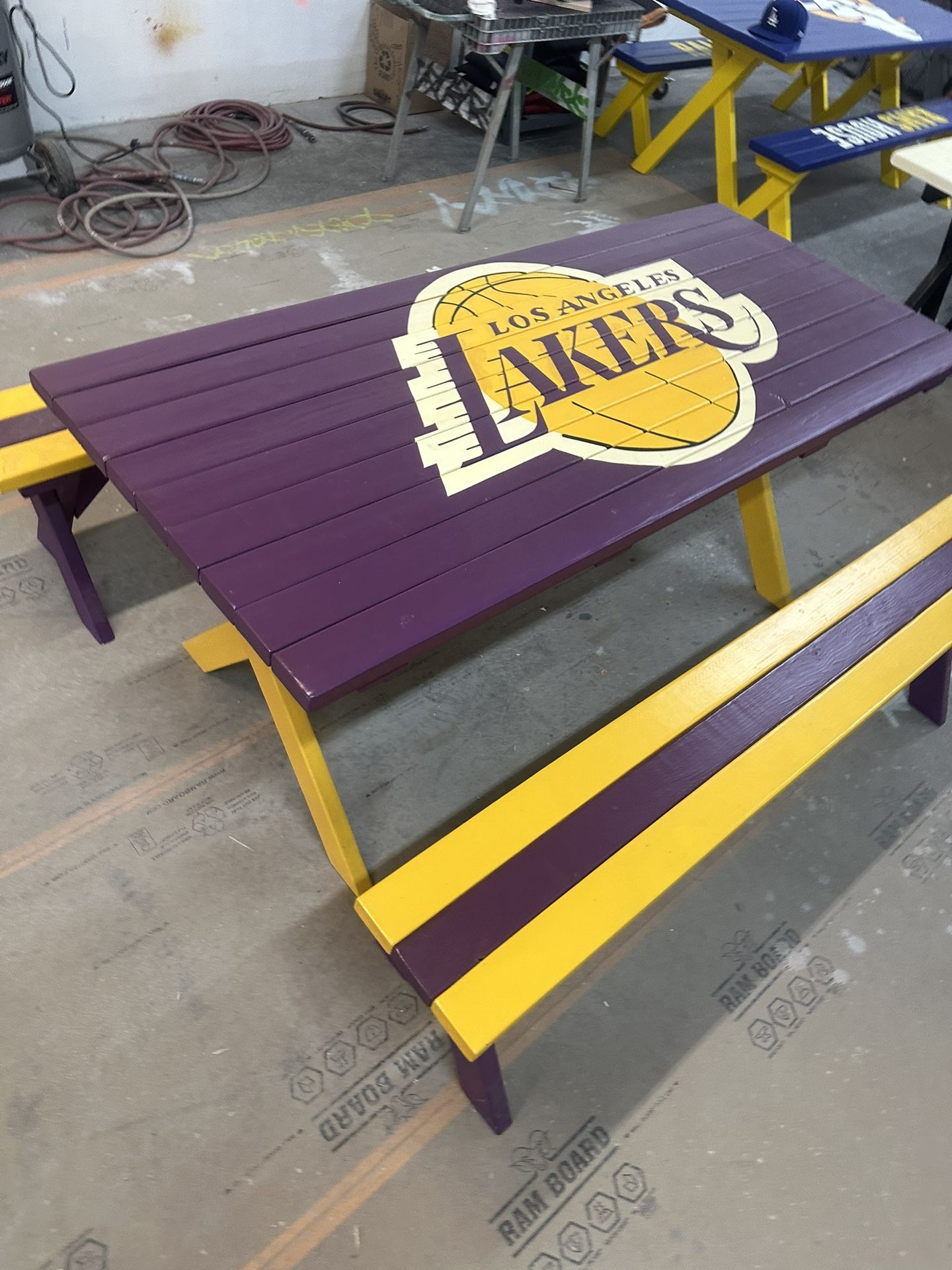 Lakers Picnic Table
