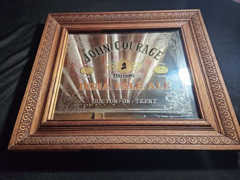 Vintage John Courage IPA Pub Decor Mirror