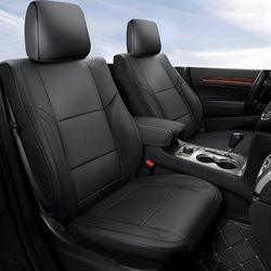 Custom Fit Leather Seat Covers for Dodge Charger SXT, GT & R/T (2015–2023) – Full Set, Black, Sport Seats Only