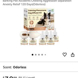Brand New : Dog Pheromones Calming Diffuser