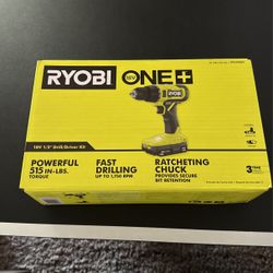 RYOBI 18V Drill With Charger