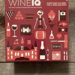 Wine IQ Board Game  NIB