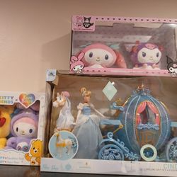 KUROMI N MELODY SET &HELLO KITTYVSET$DISNEY PRINCESS CINDERELLA SET