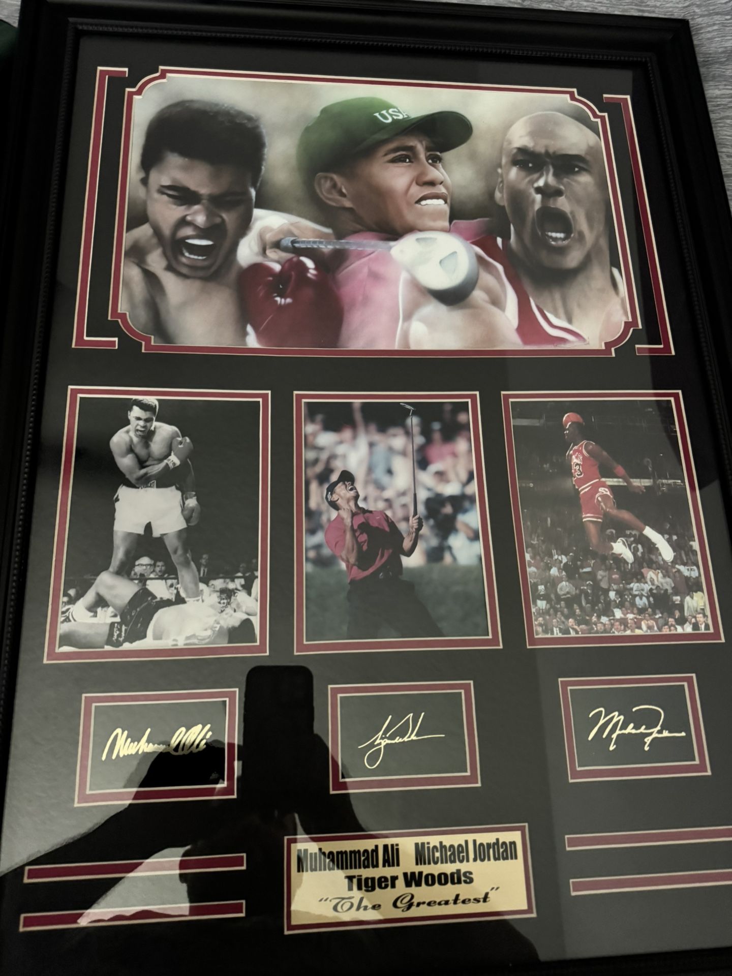 Really Nice Michael Jordan Tiger Woods In Muhammad Ali