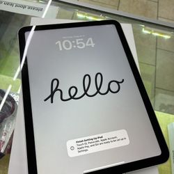 iPad 10th Generation 10.9” Screen Tablet Cellular 64Gb  Today 