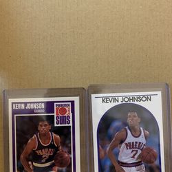 Kevin Johnson 2 Card Rookie Lot 