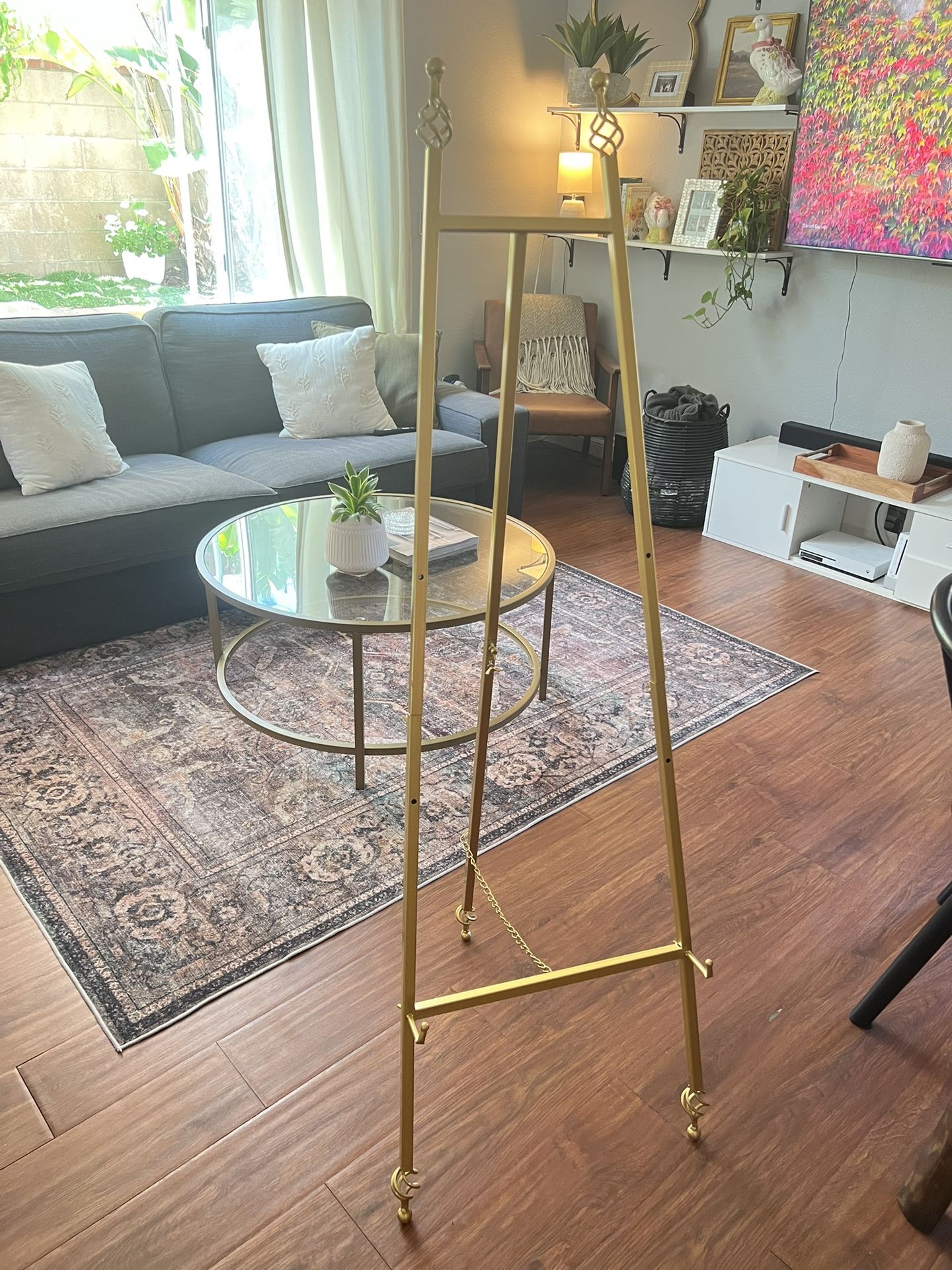Gold Sign Stand: Wedding And Events