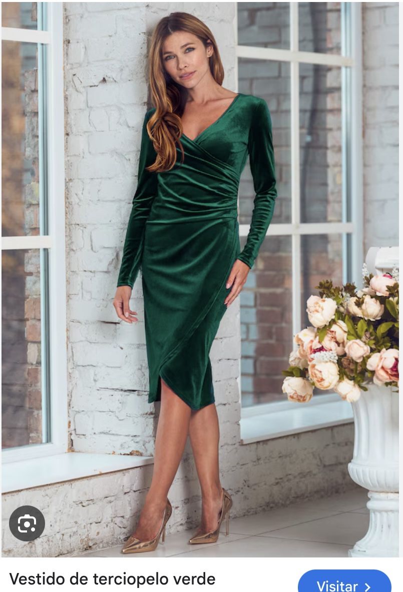 Velvet Dress L ( Fit M Too ) 