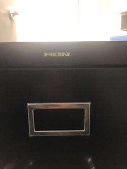 Two door file cabinet
