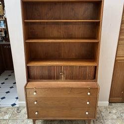 Midcentury Walnut Desk Secretary Circa 1966