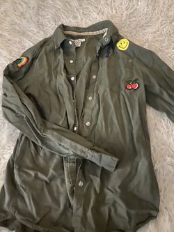 Girls button up shirt size 14/16