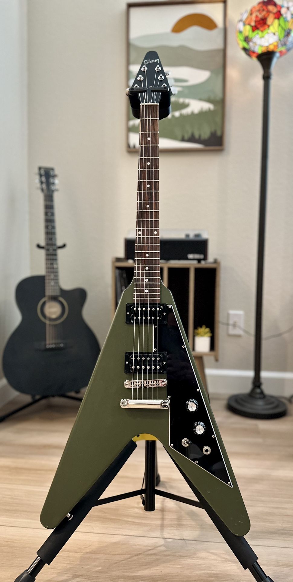 Gibson Flying V Olive Drab