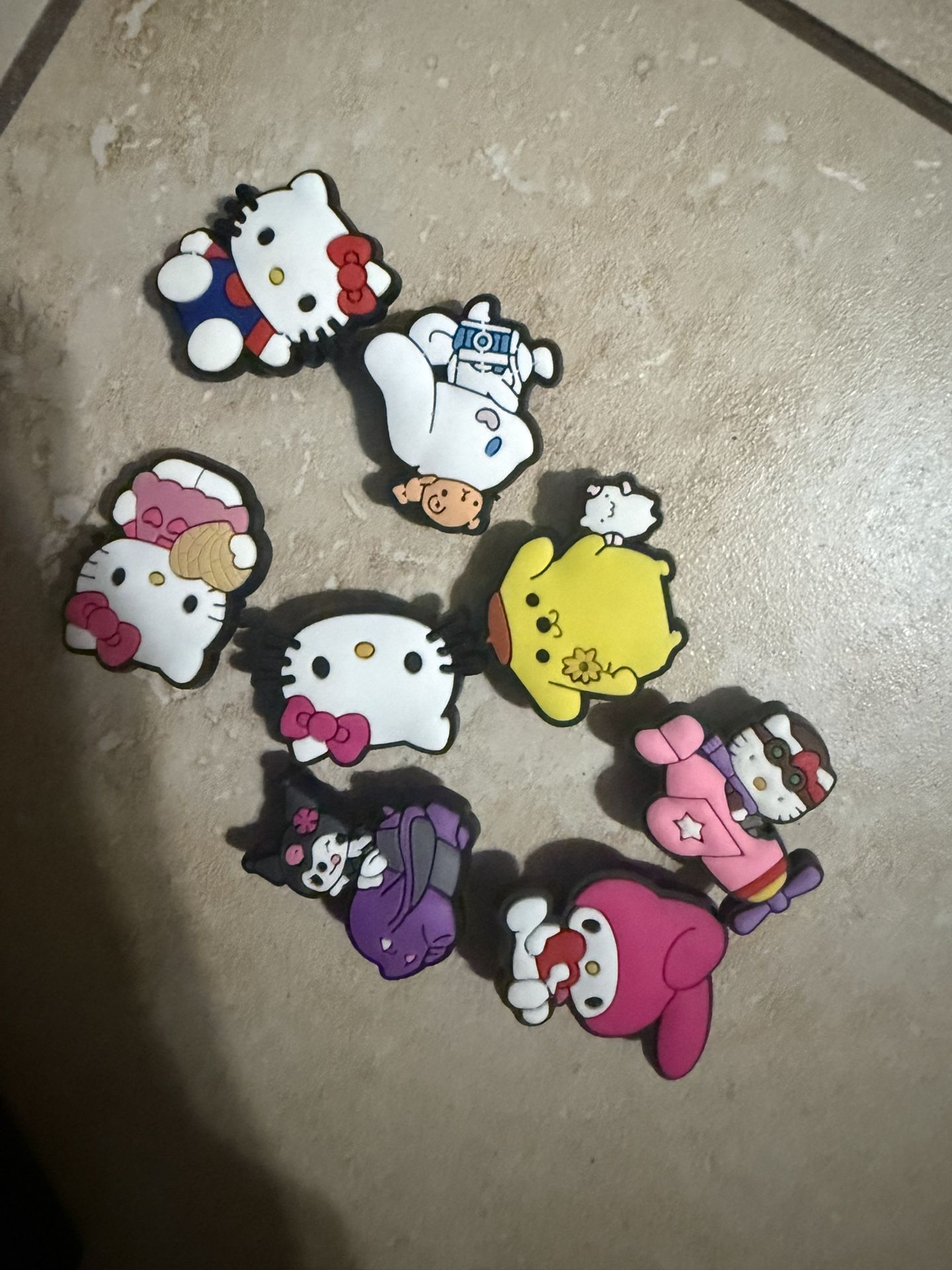 Hello Kitty Croc Charms