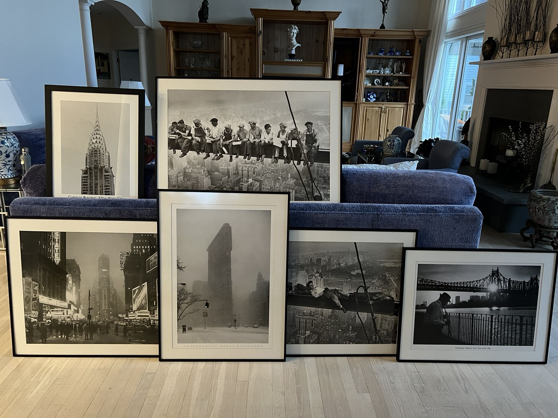 6 Framed Historic NYC Photographic Art Collection