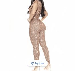 XlArge Strechy Romper/jumpsuit New No Tag