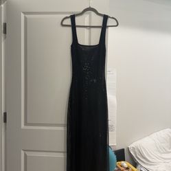 Baby Boo- Petra Maxi Dress- XS- New and never used- Sparkly Black