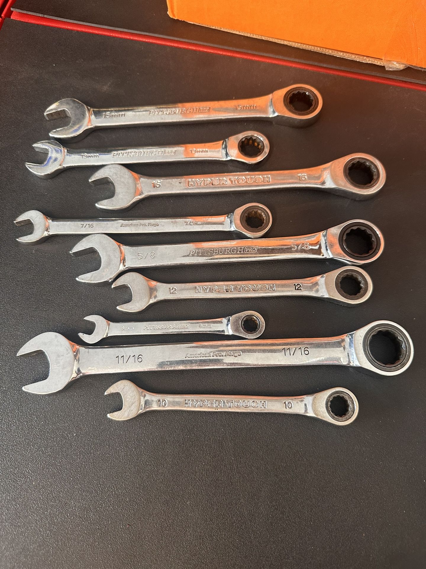 Tools- Ratcheting Combination Wrenches