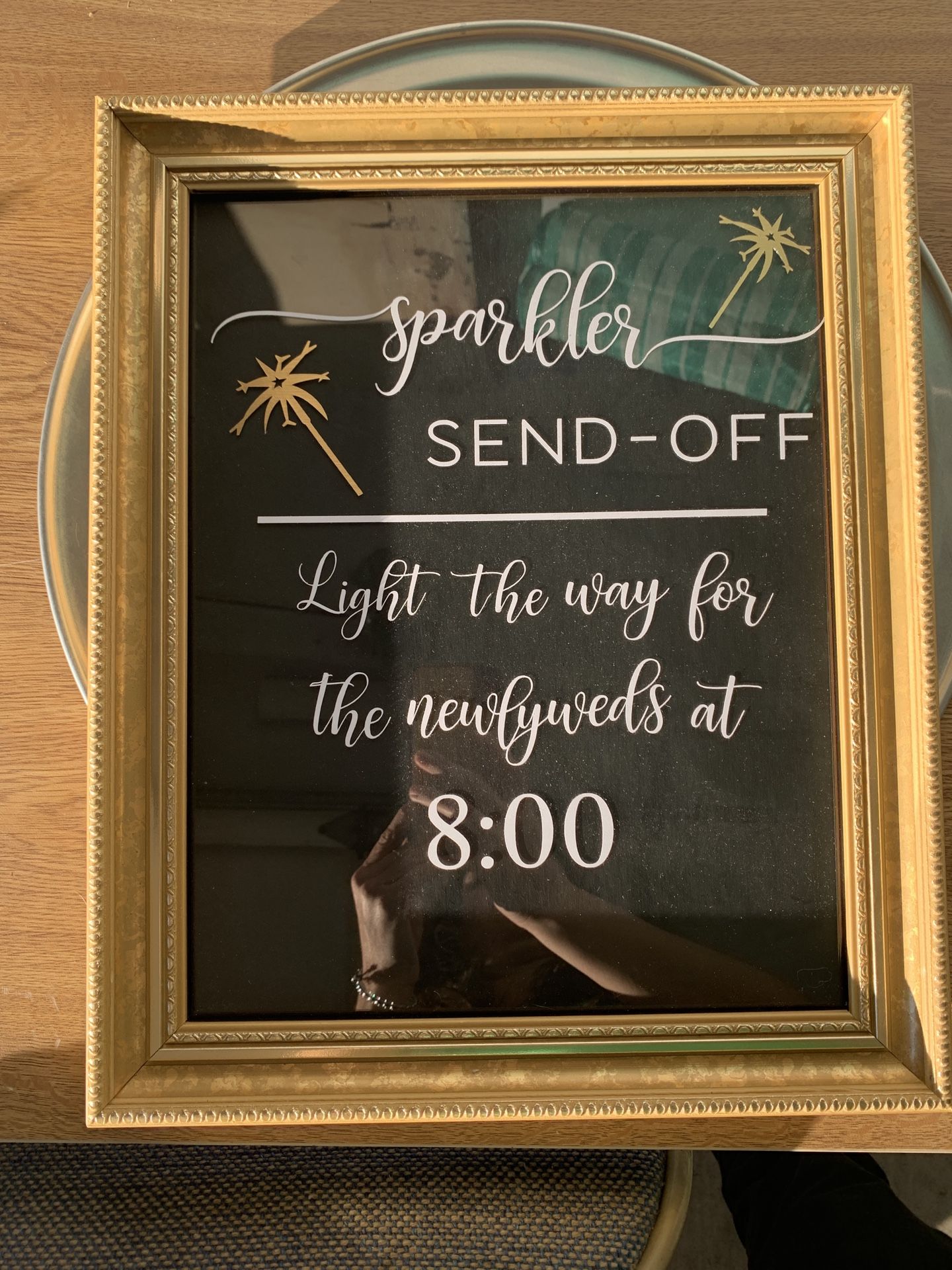 Wedding Signs And Glass Card Box