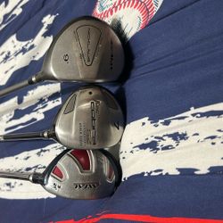 Driver, 7 Wood, 3 Hybrid Set