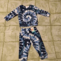Tie Dye Fleece Set