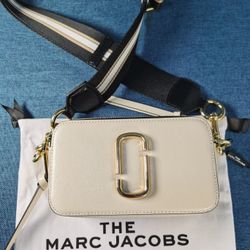 Marc Jacobs The Snapshot Crossbody Bag Cloud White Multi