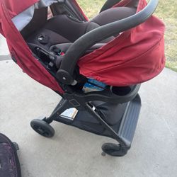Stroller And Car seat W Base 