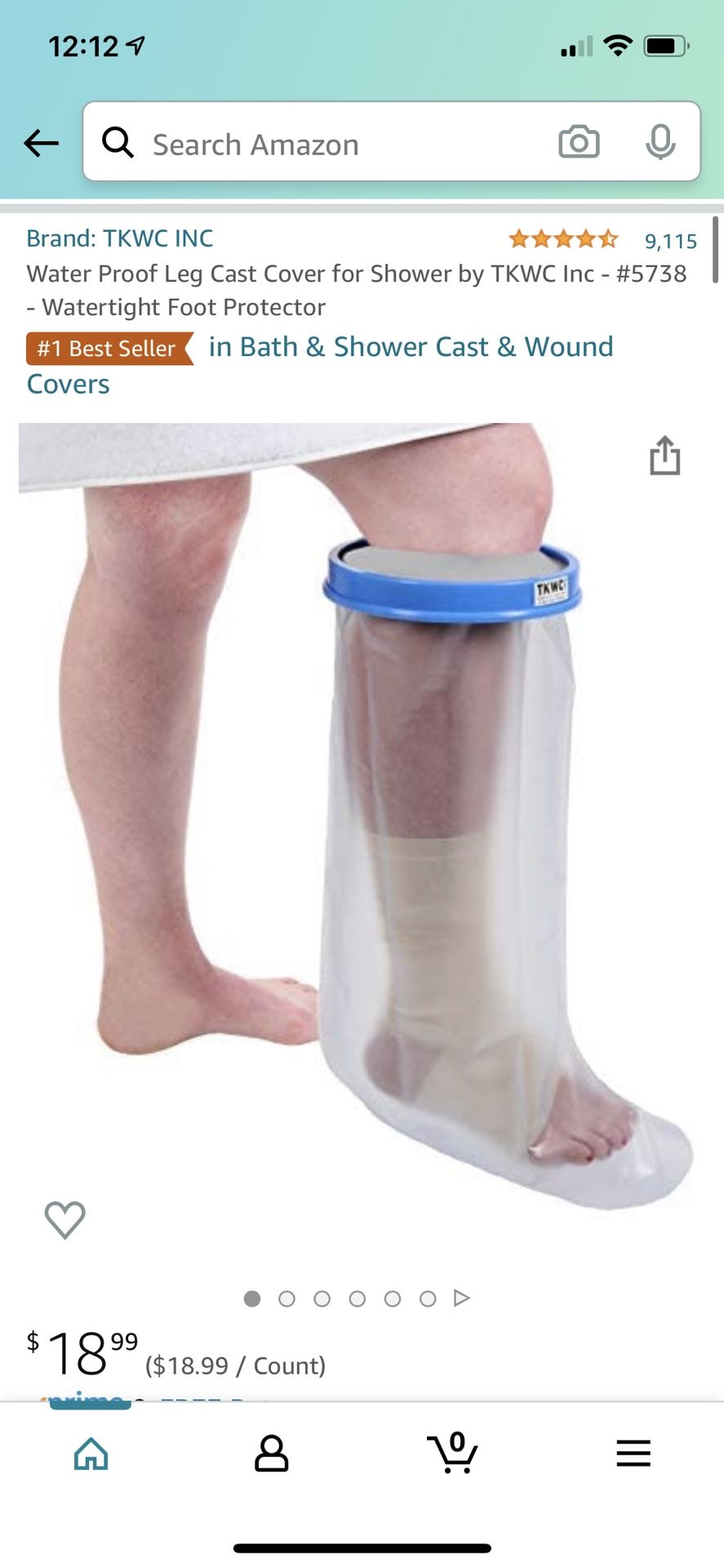 Shower Cast Cover