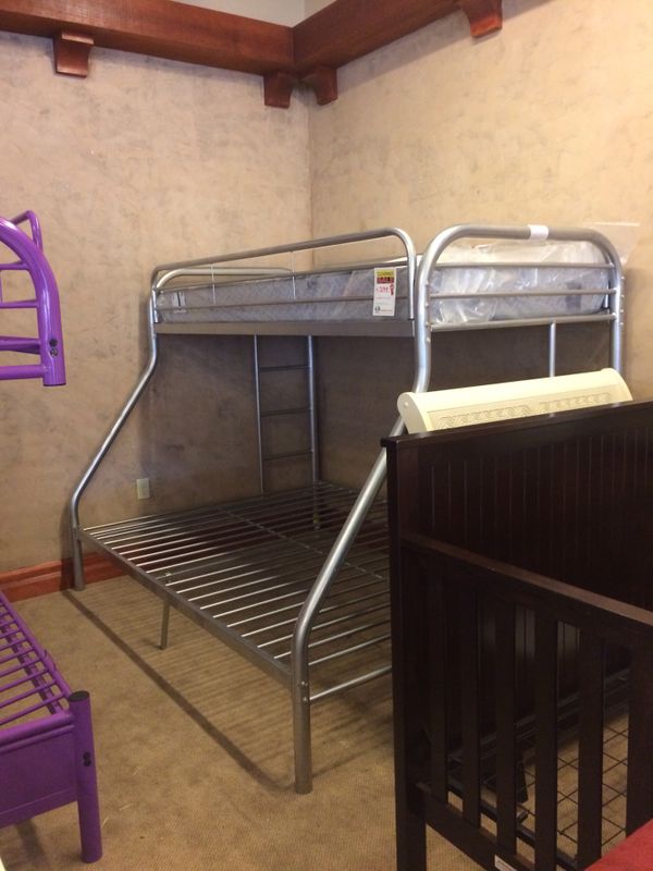 Silver Metal Xl Twin Queen Bunk Bed Frame Only For In Phoenix Silver Metal Xl Twin Queen Bunk Bed Frame Only For In Phoenix Az Offerup