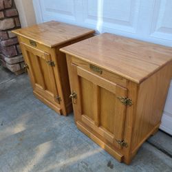 Oak End Tables