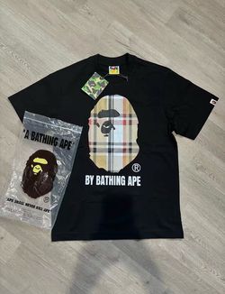 black Burberry bape size small