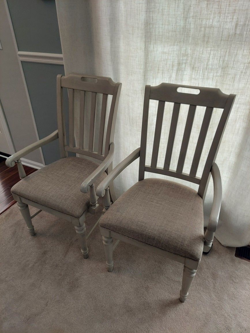Two Arm Chairs For Sale