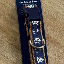 Small nautical Dog Collar – Brand New w/ Tag