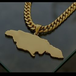 6k Solid Gold Chain & Pendant 10k 14k