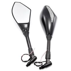 Rear View Mirrors With LED Turn Signal For  Honda CBR500R 12-16, CBR600RR 0 3-16