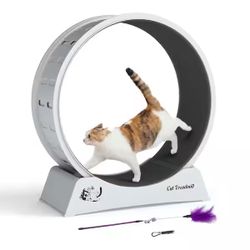 Cat Treadmill Exercise Wheel Lockable, Large