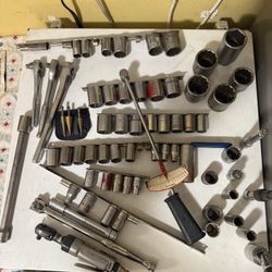 Craftsman Sockets, And Air Wrench.