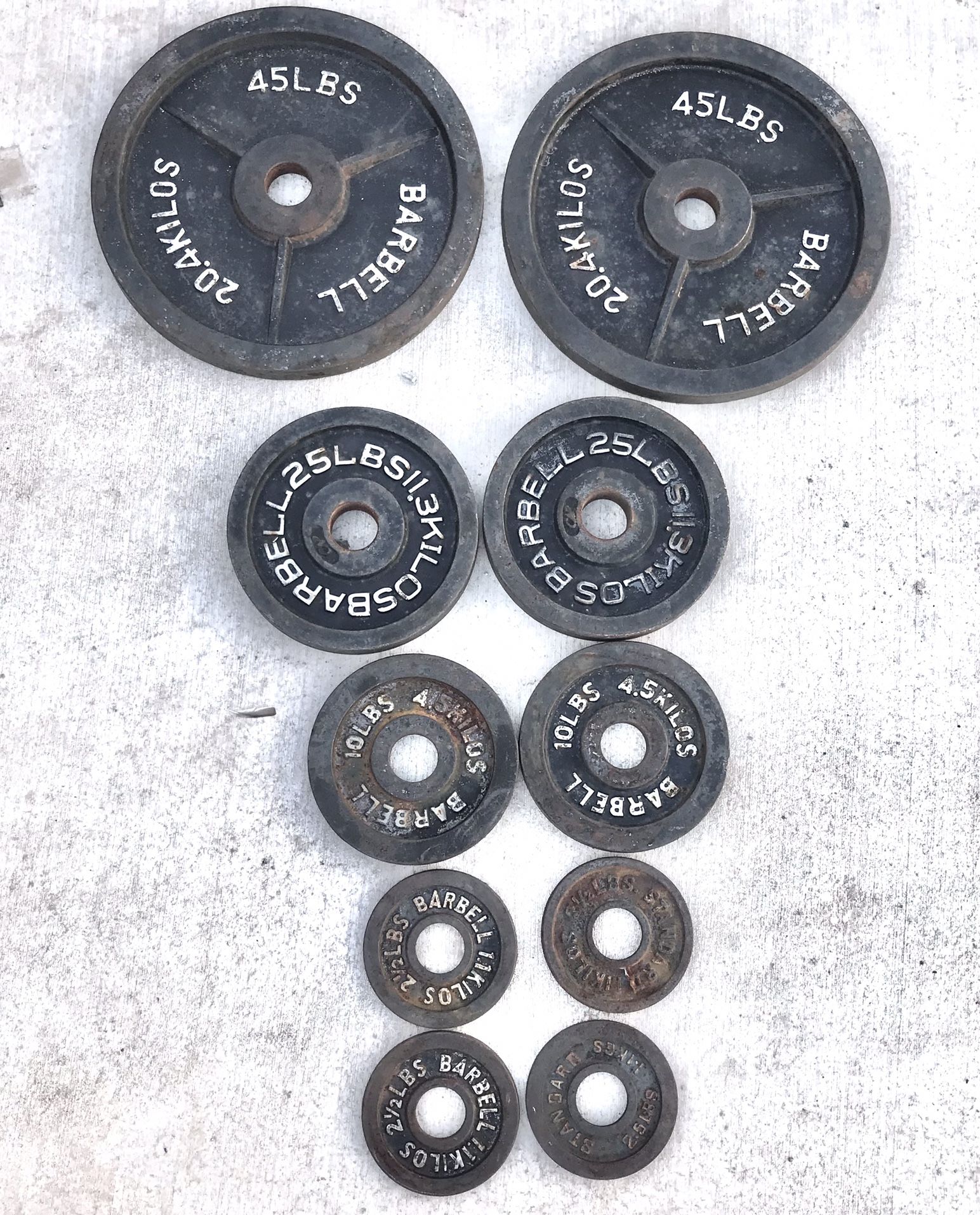 170 Lb Olympic Weights Set