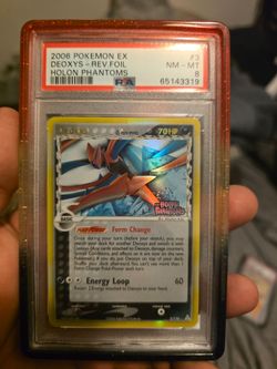 PSA 8 Deoxys Rev Foil Holon Phantoms 3/110