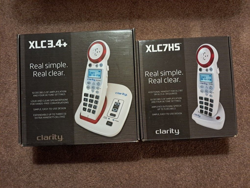 Extra Loud Cordless Phone w/ Additional Handset