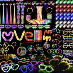 183pc Party Supplies, Glow in the Dark  