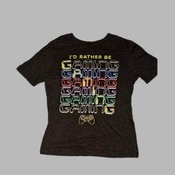 "I'd Rather Be Gaming" Short Sleeve Shirt 