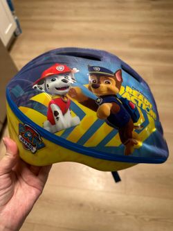 Nickelodeon Paw Patrol: Bike Helmet for Toddlers, Ages 3-5, Blue & Yellow