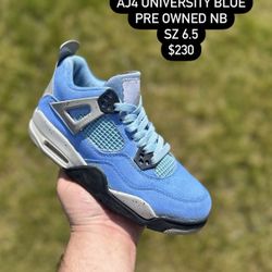 Jordan 4 University Blue 9/10 Size 6.5